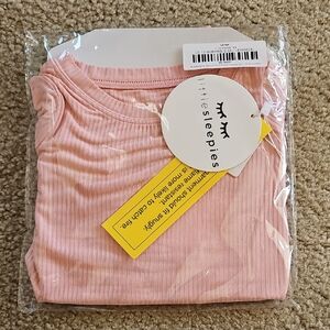 Little Sleepies Bubblegum Ribbed Two-Piece Pajama Set 18-24M Limited Edition